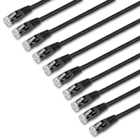 StarTech.com 6 ft. CAT6 Ethernet cable - 10 Pack - ETL Verified - Black CAT6 Patch Cord - Molded RJ45 Connectors - 24 AWG Copper Wire – UTP Cable