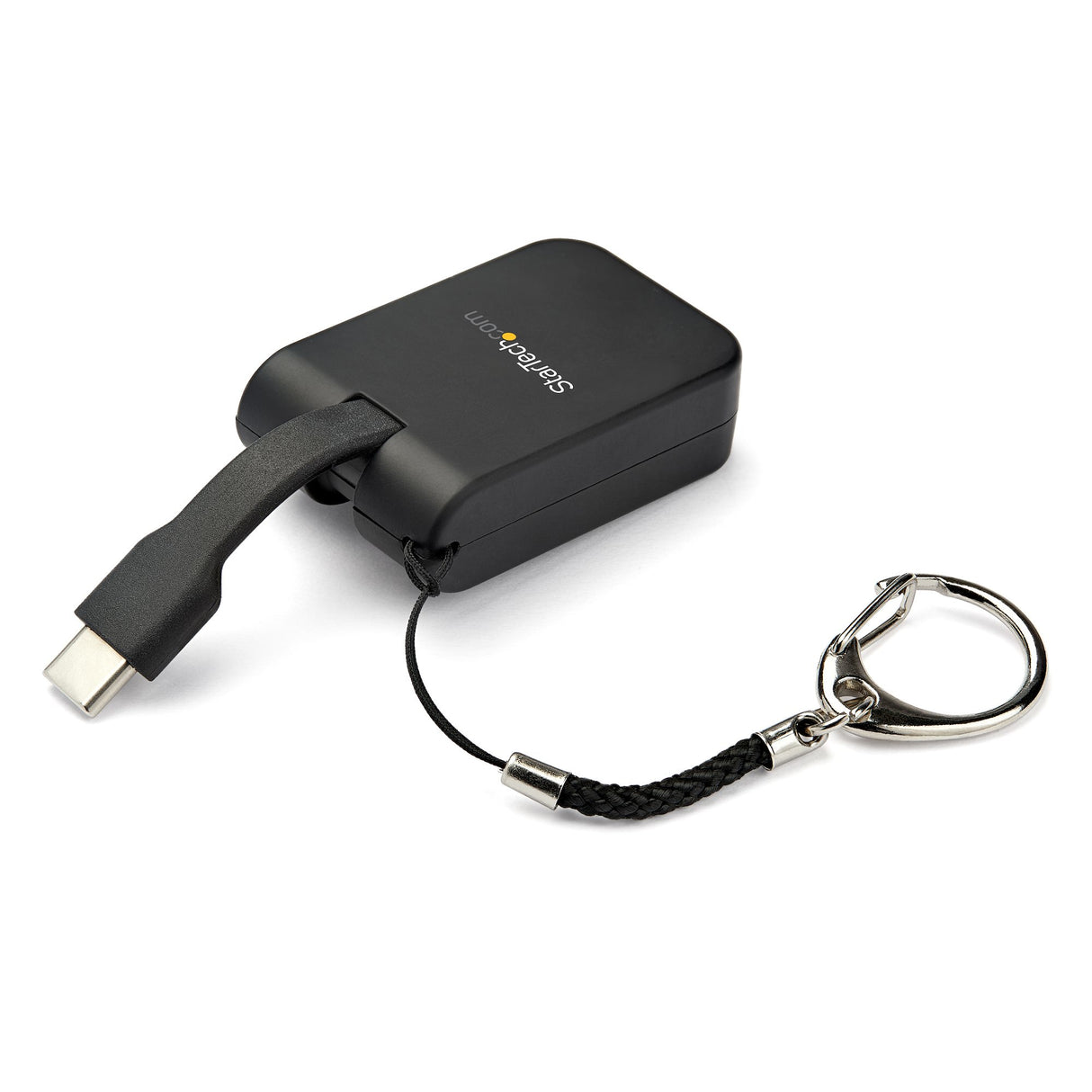 StarTech.com Compact USB C to HDMI Adapter - 4K 30Hz USB Type-C to HDMI Video Display Converter with Keychain Ring - USB-C DP Alt Mode to HDMI Monitor Dongle - Thunderbolt 3 Compatible