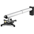 StarTech.com Universal Projector Wall Mount - Projector Mount supports Short & Ultra Short Throw Projectors up to 33lb (15kg) - Tilt/Swivel/Rotate - Adjustable 16.5" to 27.7" from Wall - TAA