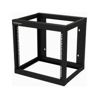 StarTech.com 2-Post 9U Heavy-Duty Wall-Mount Network Rack, 19" Open Frame Server Rack, 18" Deep, Wall Mount Data Rack for IT / AV / Patch Panel / Computer Equipment