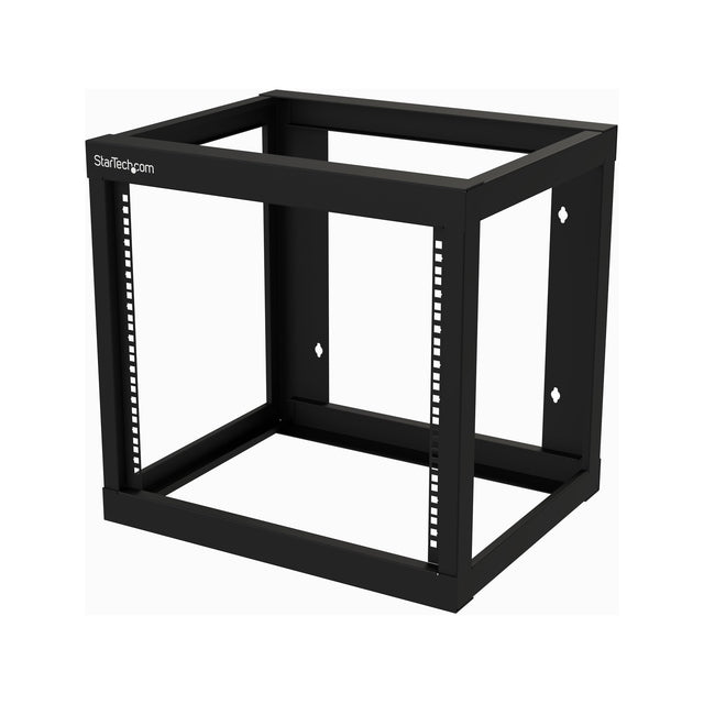 StarTech.com 2-Post 9U Heavy-Duty Wall-Mount Network Rack, 19" Open Frame Server Rack, 18" Deep, Wall Mount Data Rack for IT / AV / Patch Panel / Computer Equipment