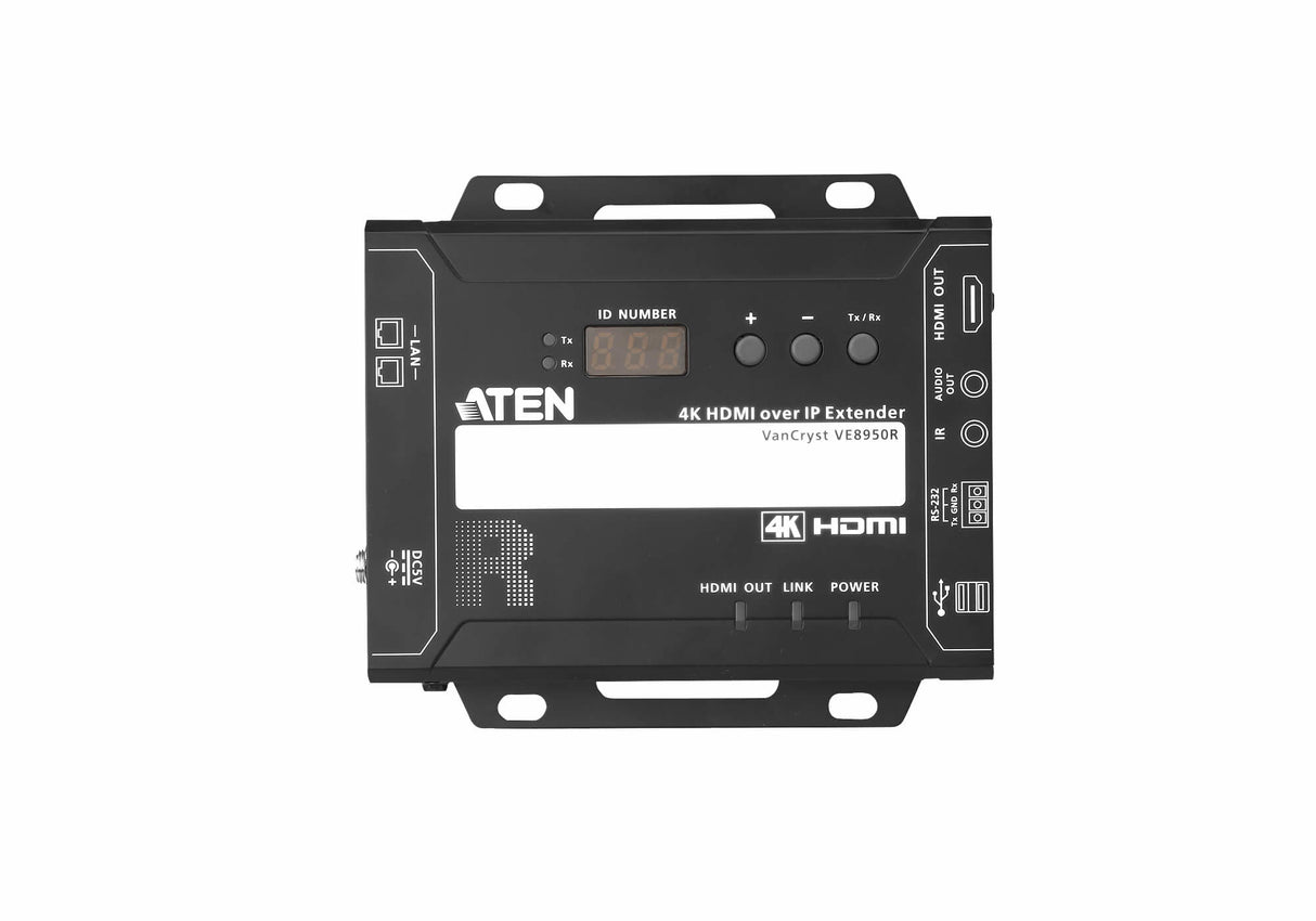 ATEN VE8950R AV extender AV receiver Black