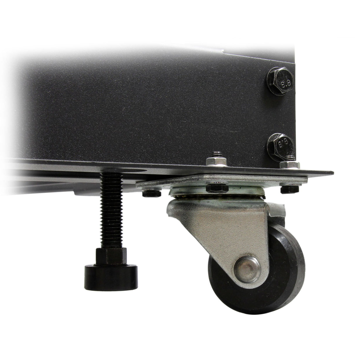 StarTech.com 15U 4-Post Server Rack, 19in Open Frame Rack with 40in (101cm) Mounting Depth and 1200lb (544kg) Weight Capacity, Mobile or Floor Mount IT Rack