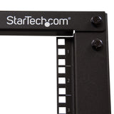 StarTech.com 8U 4-Post Server Rack, 19in Open Frame Rack with 40in (101cm) Mounting Depth and 1200lb (544kg) Weight Capacity, Mobile or Floor Mount IT Rack