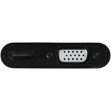 StarTech.com Mini DisplayPort to HDMI VGA Adapter - mDP 1.2 HBR2 to HDMI 2.0 (4K 60Hz) or VGA 1080p Video Converter Dongle - Mini DP to HDMI or VGA Monitor - Thunderbolt 2 Compatible