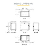 StarTech.com 15U Enterprise-Grade Flat Pack Server Rack Cabinet, 19in Enclosed 4-Post Rack with 29in (75cm) Mounting Depth and 1764lb (800kg) Weight Capacity
