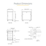 StarTech.com 18U Enterprise-Grade Flat Pack Server Rack Cabinet, 19in Enclosed 4-Post Rack with 29in (75cm) Mounting Depth and 1764lb (800kg) Weight Capacity