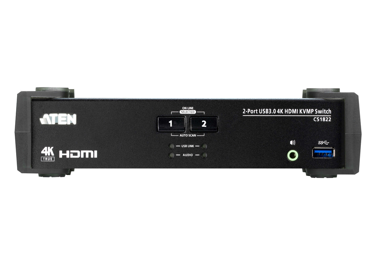 ATEN CS1822 KVM switch Black