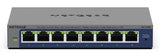NETGEAR GS108E-400NAS network switch Unmanaged L2/L3 Gigabit Ethernet (10/100/1000) Grey