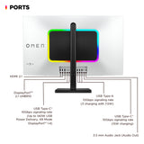HP OMEN Transcend 31.5 inch UHD 240Hz OLED Gaming Monitor - Transcend 32