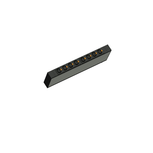 Middle Atlantic LP-62211 power distribution unit (PDU) 8 AC outlet(s) 1U Black, Silver