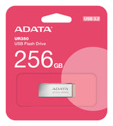 ADATA UR350 USB flash drive 256 GB USB Type-A 3.2 Gen 1 (3.1 Gen 1) Brown, Stainless steel