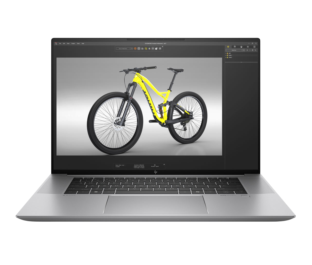 HP ZBook Studio G11 Intel Core Ultra 9 185H Mobile workstation 40.6 cm (16") WUXGA 64 GB DDR5-SDRAM 1 TB SSD NVIDIA RTX 2000 Ada Windows 11 Pro Silver