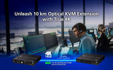 ATEN True 4K DP/HDMI Optical KVM 10km