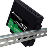 Brainboxes SW-725 network switch Unmanaged Fast Ethernet (10/100) Power over Ethernet (PoE) Black, Green