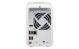 QNAP TS-251D NAS Tower Intel® Celeron® J4005 2 GB DDR4 0 TB QNAP Turbo System Blue, White