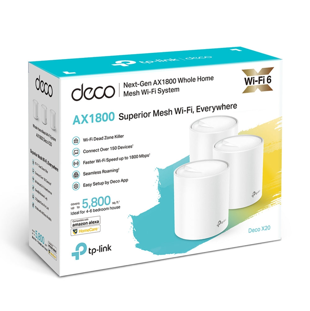 TP-Link AX1800 Whole Home Mesh Wi-Fi 6 System