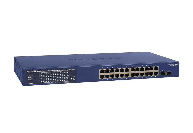 NETGEAR 26-Port PoE Gigabit Ethernet Smart Switch (GS724TPP)