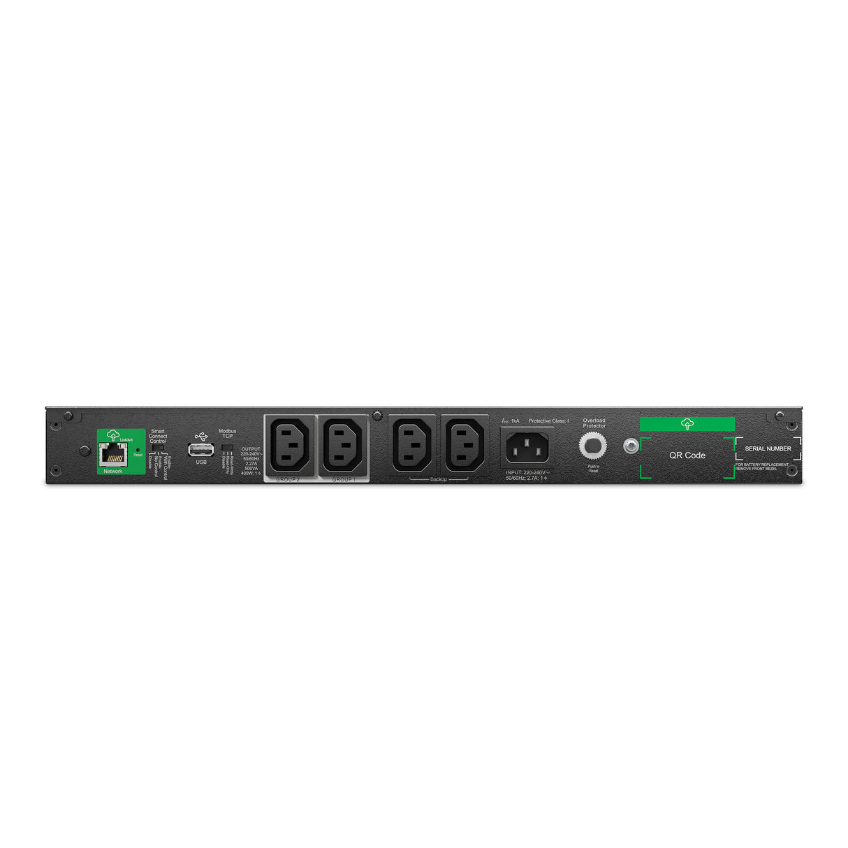 APC Smart-UPS Li-ion SCL500RMI1UC - 4x C13, short depth, Rack/tower/wall mount, SmartConnect, 500VA