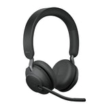 Jabra Evolve2 65 UC Stereo Std Headset Wireless Head-band Office/Call center USB Type-C Bluetooth Charging stand Black
