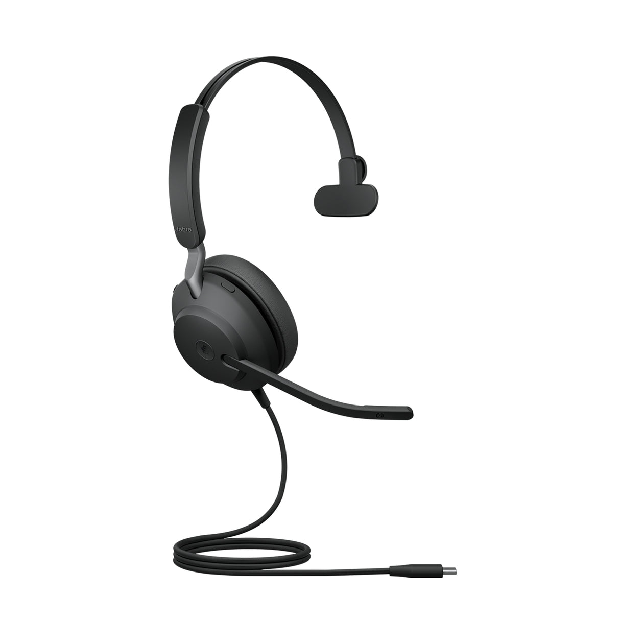 Jabra Evolve2 40 SE MS Mono Headset Wired Head-band Calls/Music USB Type-C / USB Type-A Black