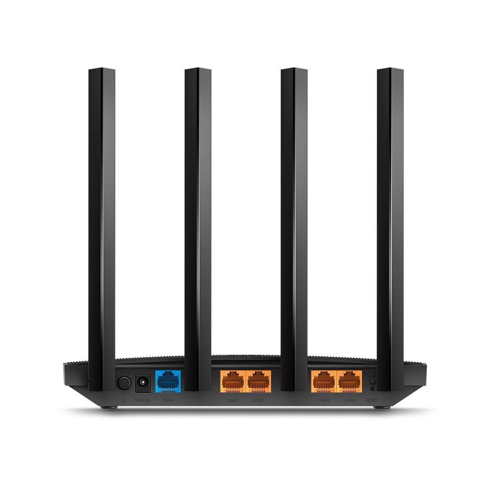 TP-Link Archer A6 V3 wireless router Gigabit Ethernet Dual-band (2.4 GHz / 5 GHz) Black
