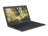 ASUS Chromebook C204MA-Q1R-CB laptop Intel® Celeron® N N4020 29.5 cm (11.6") HD 4 GB LPDDR4-SDRAM 32 GB eMMC Wi-Fi 5 (802.11ac) ChromeOS Grey