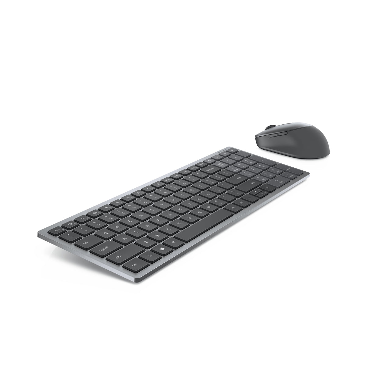 DELL KM7120W keyboard Mouse included Office RF Wireless + Bluetooth English Grey, Titanium