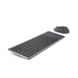 DELL KM7120W keyboard Mouse included Office RF Wireless + Bluetooth English Grey, Titanium