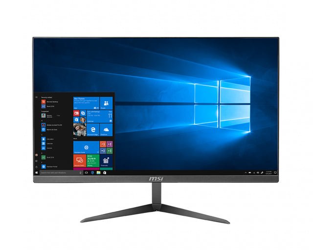 MSI Pro 24X 10M-406US Intel® Pentium® Gold 6405U 60.5 cm (23.8") 1920 x 1080 pixels All-in-One PC 4 GB DDR4-SDRAM 128 GB SSD Windows 10 Pro Wi-Fi 5 (802.11ac) Grey