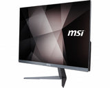 MSI Pro 24X 10M-046US All-in-One PC/workstation Intel® Pentium® Gold 6405U 60.5 cm (23.8") 1920 x 1080 pixels 4 GB DDR4-SDRAM 564 GB HDD+SSD Windows 10 Pro Wi-Fi 5 (802.11ac) Silver