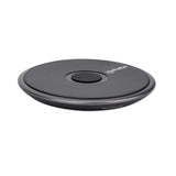 Manhattan Smartphone Wireless Charging Pad, QI certified, 10W, 7.5W and 5W charging, USB-C to USB-A cable included, USB-C input into pad, Cable 1.5m, Black, Three Year Warranty, Boxed