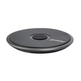 Manhattan Smartphone Wireless Charging Pad, QI certified, 10W, 7.5W and 5W charging, USB-C to USB-A cable included, USB-C input into pad, Cable 1.5m, Black, Three Year Warranty, Boxed
