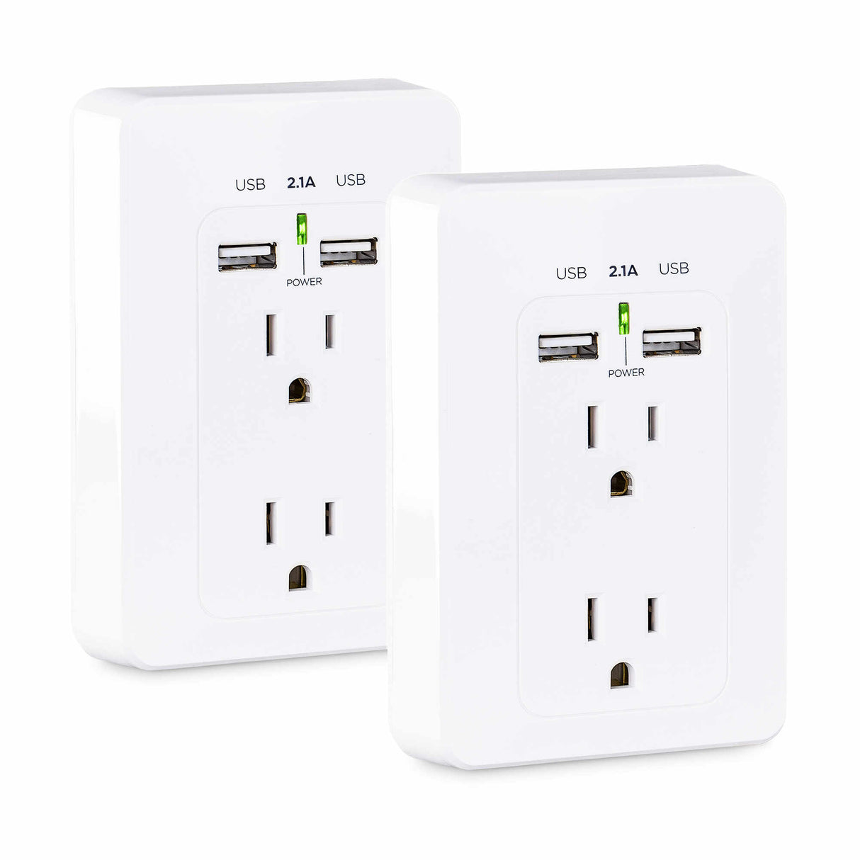CyberPower MP18HO007 socket-outlet 2 x USB A + 2 x NEMA 5-15 White