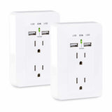 CyberPower MP18HO007 socket-outlet 2 x USB A + 2 x NEMA 5-15 White