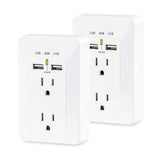 CyberPower MP18HO007 socket-outlet 2 x USB A + 2 x NEMA 5-15 White