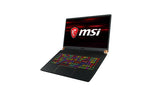 MSI Gaming GS75 10SGS-418CA Stealth Intel® Core™ i7 i7-10750H Laptop 43.9 cm (17.3") Full HD 32 GB DDR4-SDRAM 1 TB SSD NVIDIA GeForce RTX 2080 SUPER Wi-Fi 6 (802.11ax) Windows 10 Pro Black