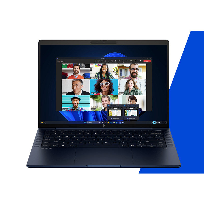 HP EliteBook X G1i Next Gen AI PC Wolf Pro Security Edition Intel Core Ultra 7 268V Laptop 35.6 cm (14") Touchscreen WUXGA 32 GB LPDDR5x-SDRAM 512 GB SSD Wi-Fi 7 (802.11be) Windows 11 Pro Blue