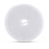 StarTech.com 4-pack 15ft (4.6m) Hook and Loop Roll, 0.5in Wide, White, Cut-to-Size Reusable Cable Ties, Fastener Tape, Adjustable Fabric Wraps, Bulk Roll