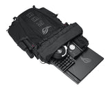 ASUS ROG Archer ErgoAir backpack Gaming backpack Black EVA (Ethylene Vinyl Acetate), Lycra, Nylon