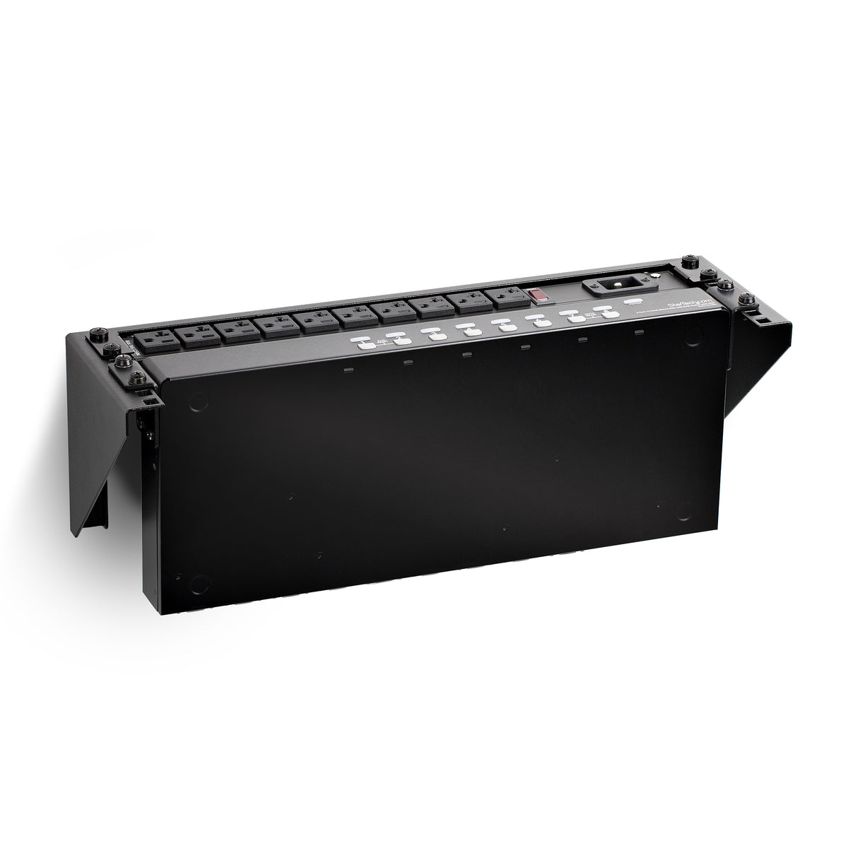 StarTech.com 3U 19” Wall Mount Vertical Rack Bracket, Wall Mount Patch Panel Bracket for Data/AV/IT/Computer Equipment, 3U Rack for Cabinet or Server Room, Supports 150lb (68kg) Capacity - TAA