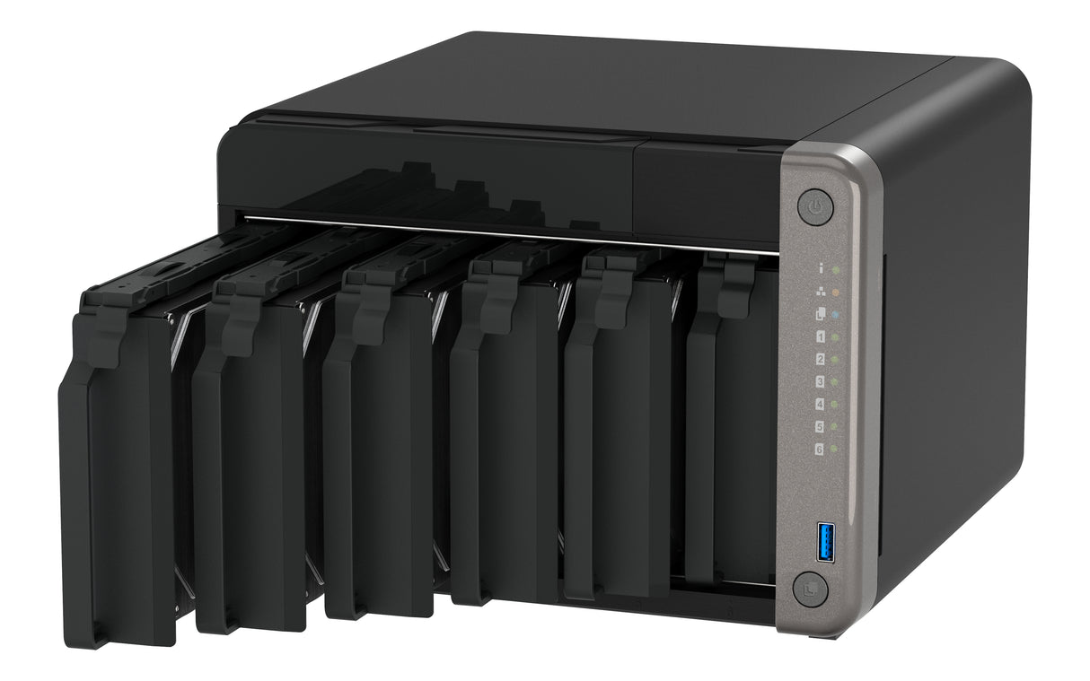 QNAP TS-AI642-8G NAS/storage server Tower ARM Cortex-A76 8 GB Black