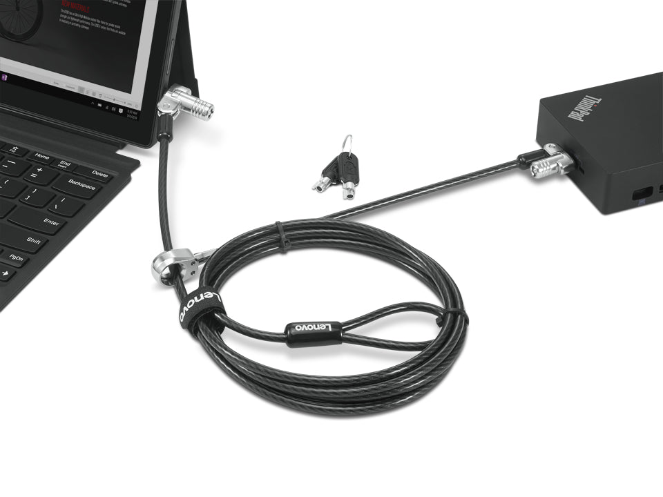 Lenovo 4XE1B81918 cable lock Black 1.8 m