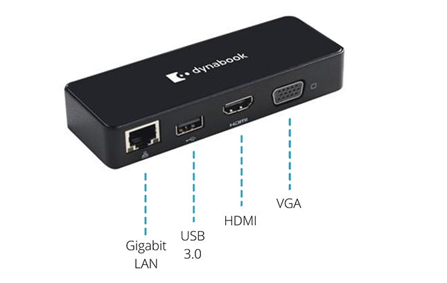 Dynabook USB-C to HDMI/VGA Travel Adapter