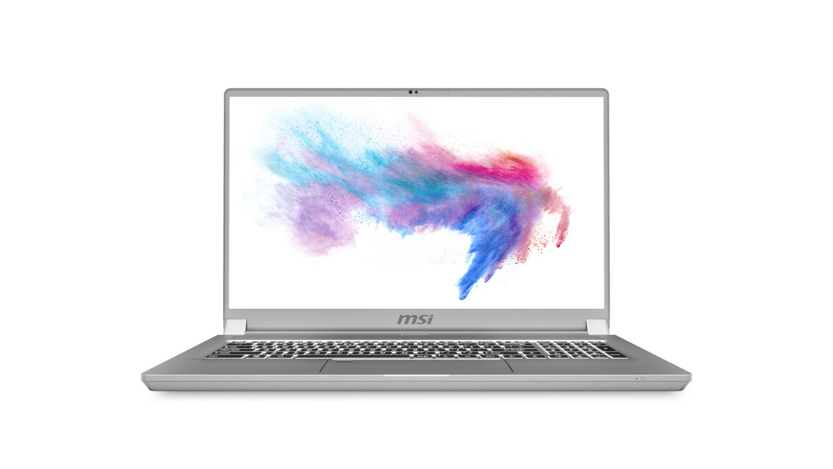 MSI Creator 17 A10SGS-252 Intel® Core™ i7 i7-10875H Laptop 43.9 cm (17.3") 4K Ultra HD 32 GB DDR4-SDRAM 2 TB SSD NVIDIA GeForce RTX 2080 SUPER Wi-Fi 6 (802.11ax) Windows 10 Pro Grey