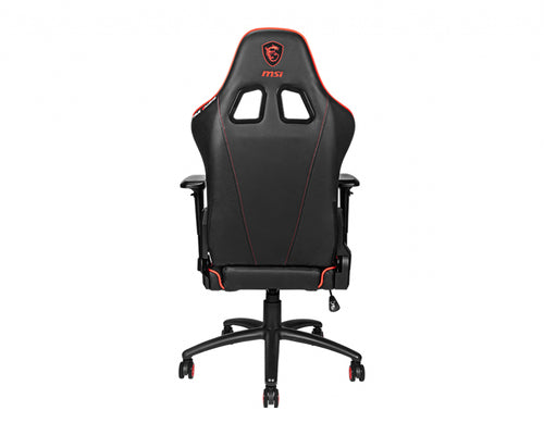 MSI MAG CH120X Gaming Chair 'Black, Steel frame, Recline-able backrest, Adjustable 4D Armrests, breathable foam, 4D Armrests, Ergonomic headrest pillow, Lumbar support cushion'
