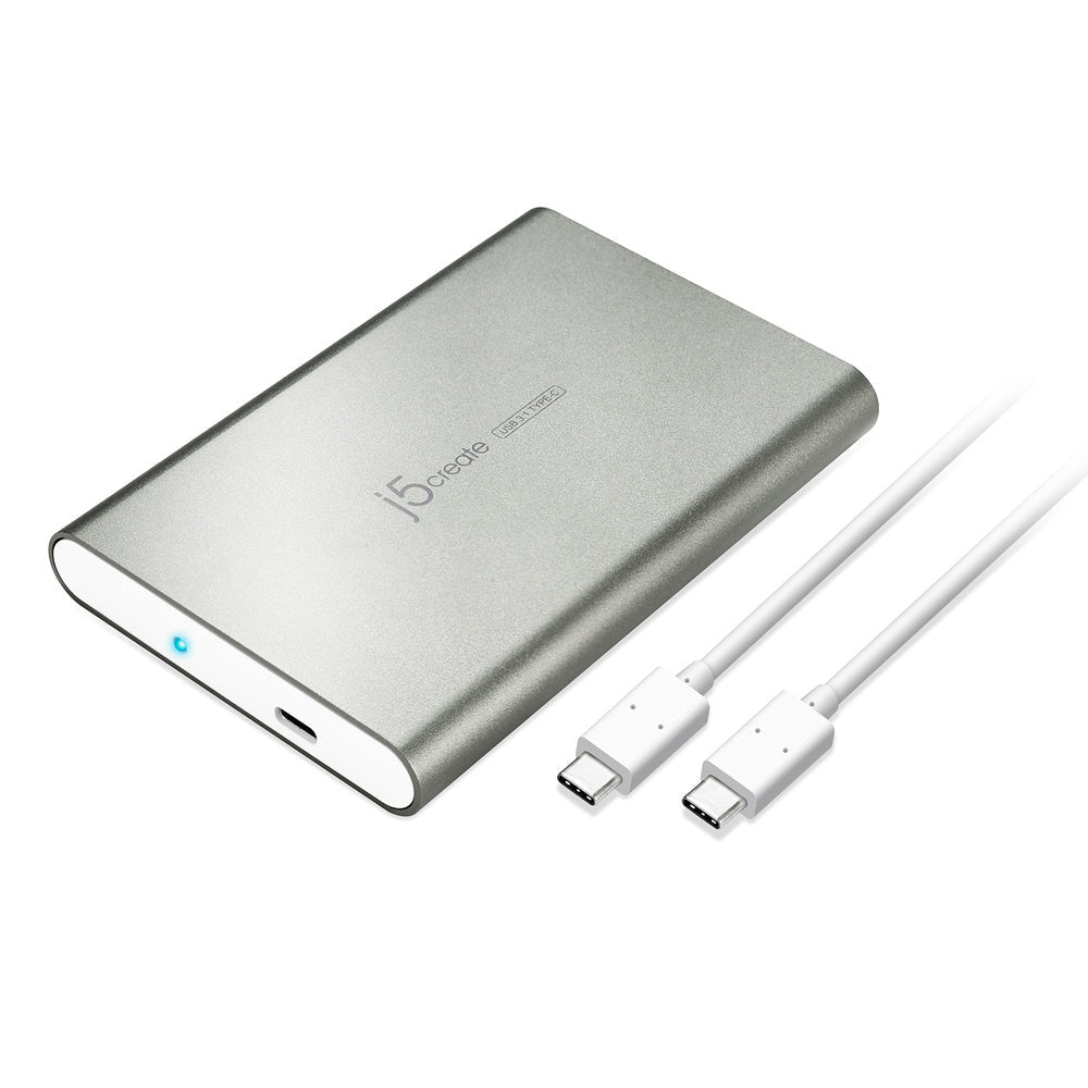 j5create JEE253 storage drive enclosure HDD enclosure Silver 2.5"