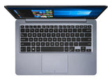 ASUS E406MA-DB21 laptop Intel® Pentium® Silver N5000 35.6 cm (14") Full HD 4 GB LPDDR4-SDRAM 64 GB eMMC Wi-Fi 5 (802.11ac) Windows 10 Grey