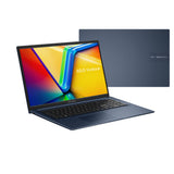 ASUS Vivobook 17 X1704VAP-DS52-CA Intel Core 5 120U Laptop 43.9 cm (17.3") Full HD 16 GB DDR5-SDRAM 512 GB SSD Wi-Fi 6 (802.11ax) Windows 11 Home Blue