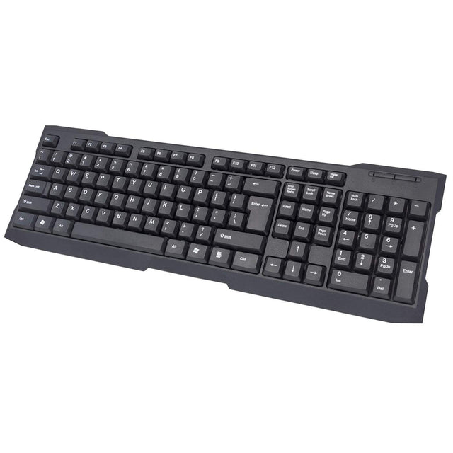 Manhattan 175708 keyboard Home USB QWERTY Black